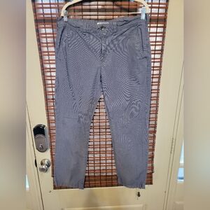 Men's Striped Gray Pants